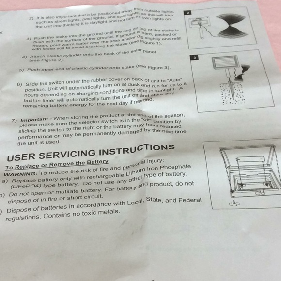 FINAL SALE PRICE DecoBrite Solar LED Faceted Blue Light String - Picture 6 of 8